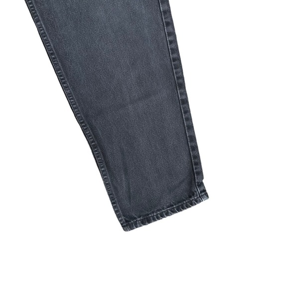 Vtg Levis 560 Orange Tab Black Jeans Mens Tapered Leg Loose Fit Black 34W 32L - Picture 6 of 14